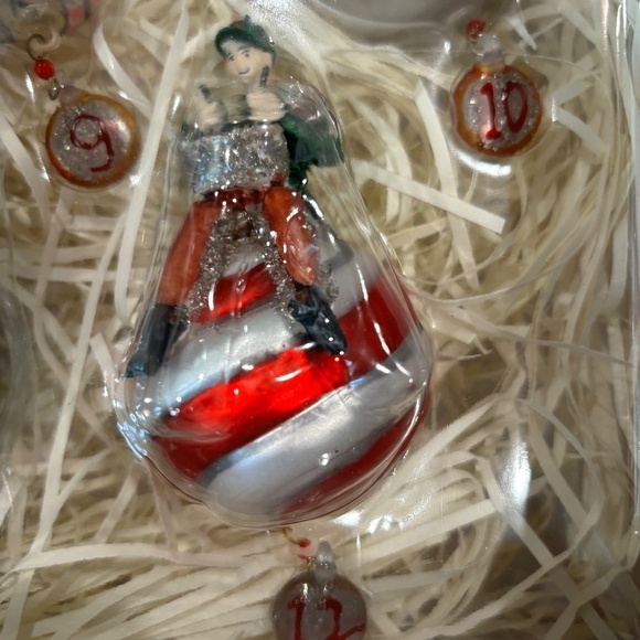 Pottery Barn Twelve Days of Christmas Ornaments, NIB, Collectible Rare - Picture 10 of 11